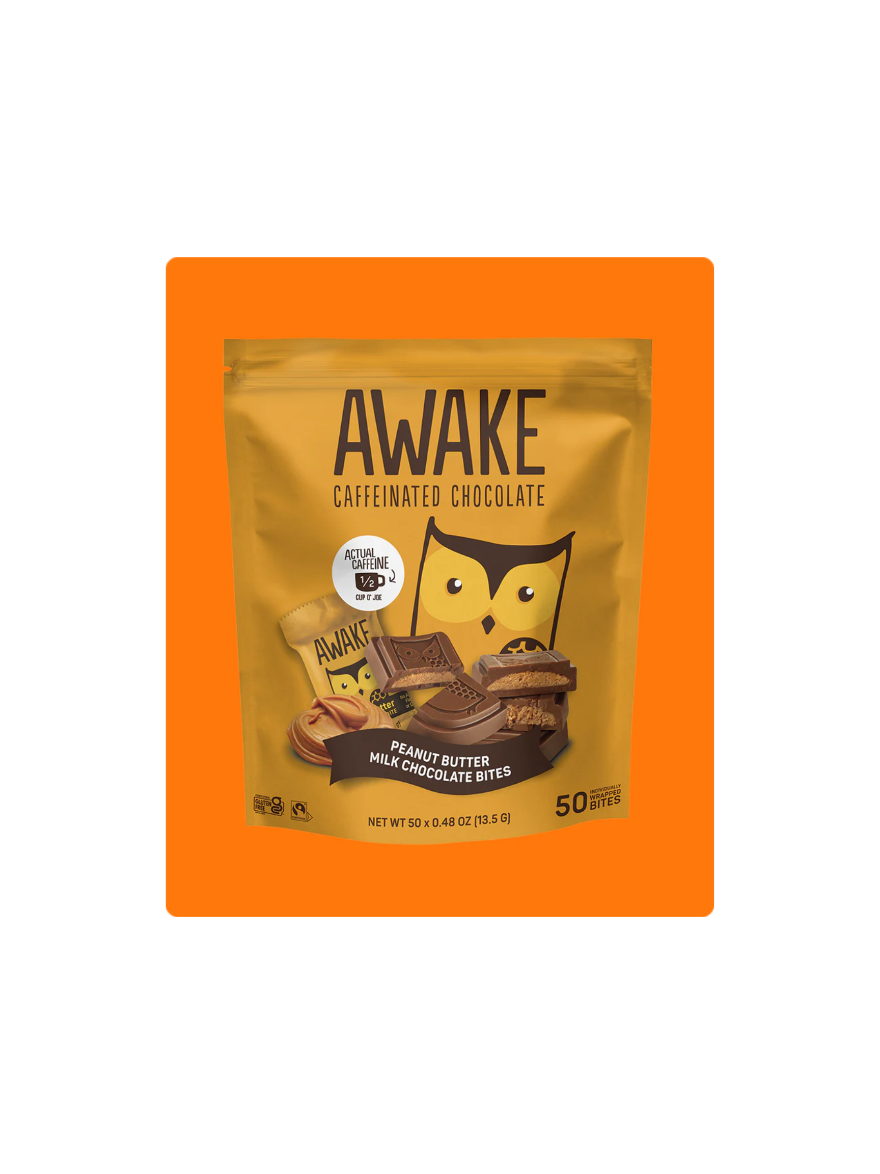 AWAKE - Peanut Butter Chocolate Bites